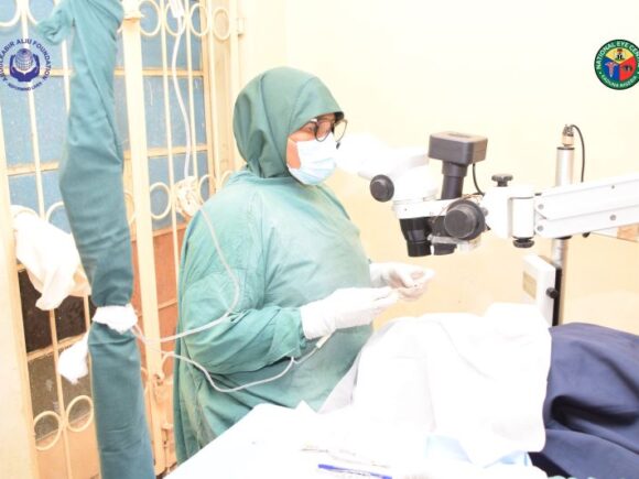 AAF Collaborates with the National Eye Centre on a 3-day free eye medical outreach at Gombe Sawaba General Hospital, Zaria, Kaduna State
