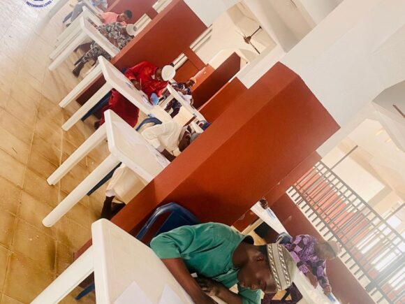 AAF Conducts Aptitude Test for the Ede Remedial School Students, Ede, Osun State.
