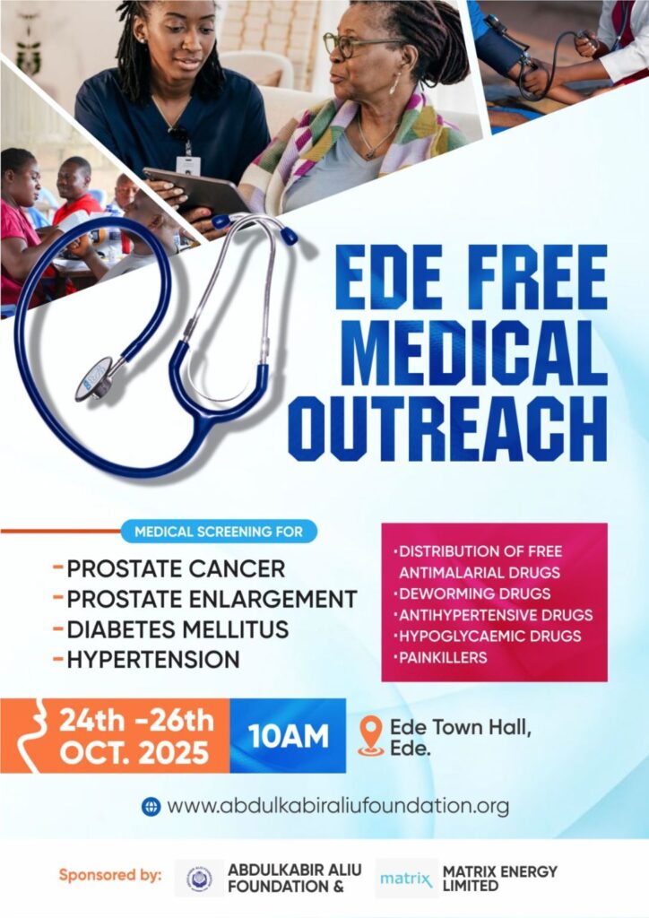 AAF Free Medical Camp in Ede, Osun State