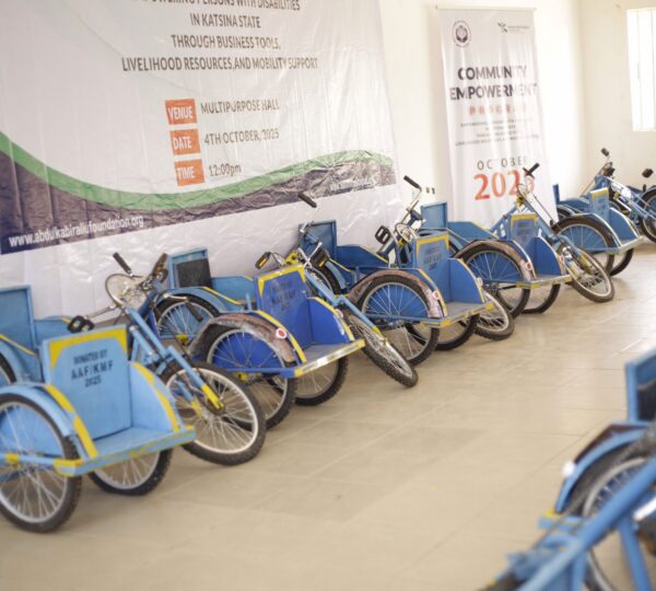 AAF Partners with Kalim Mustaqbal Foundation to Distribute Equipment, Machinery and Resources to People with Disabilities (PWD) in Katsina