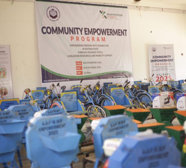 AAF Partners with Kalim Mustaqbal Foundation to Distribute Equipment, Machinery and Resources to People with Disabilities (PWD) in Katsina
