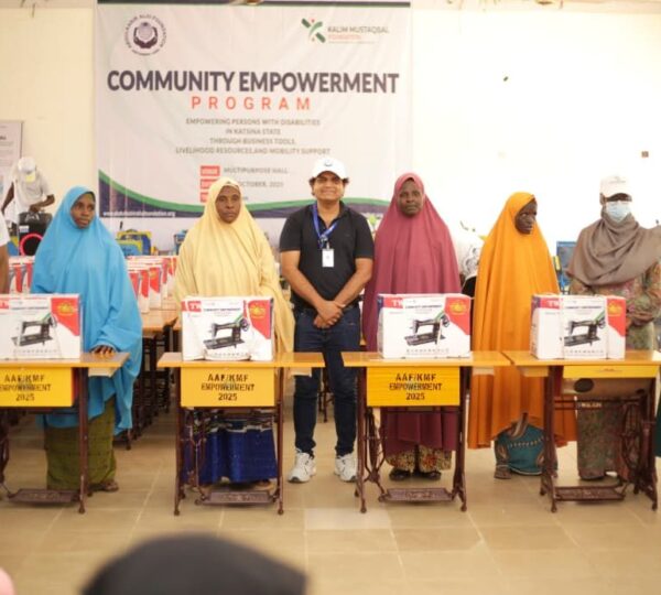 AAF Partners with Kalim Mustaqbal Foundation to Distribute Equipment, Machinery and Resources to People with Disabilities (PWD) in Katsina