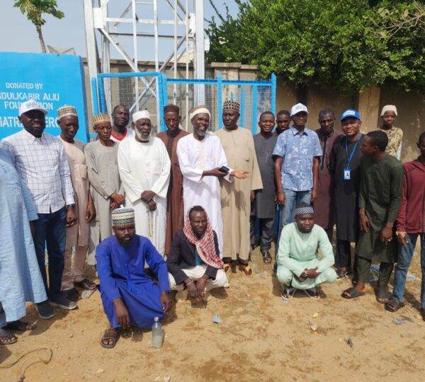 AAF in collaboration with Matrix Energy commissioned a Solar-Powered Borehole for the Kandahar Community in Bauchi