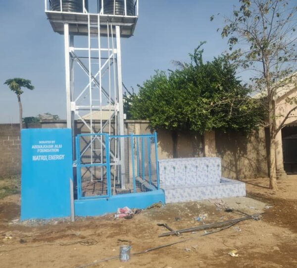 AAF in collaboration with Matrix Energy commissioned a Solar-Powered Borehole for the Kandahar Community in Bauchi