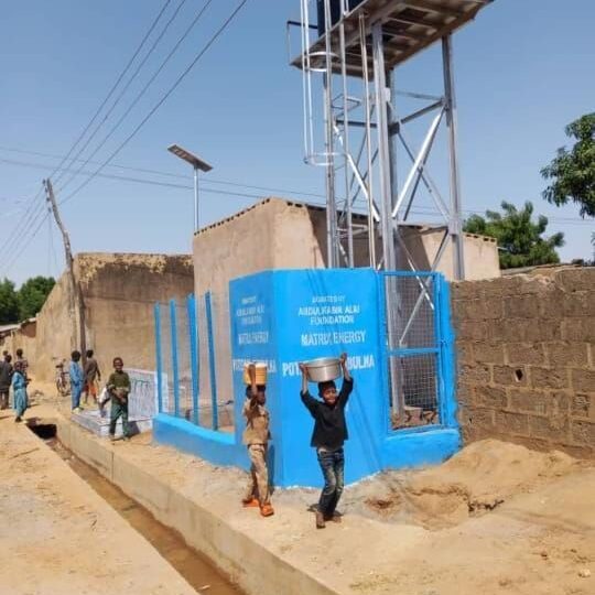 AAF in collaboration with Matrix Energy  Commissioned a Solar-Powered Borehole for the Dumbulwa Community in Potiskumur 